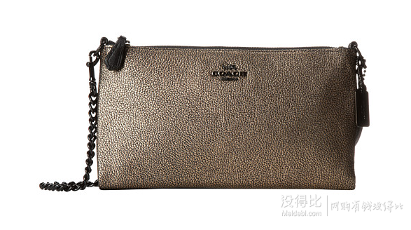 COACH 蔻驰 Embossed Txt 女士时尚链条挎包