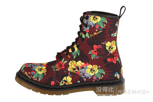 Dr. Martens 女士碎花帆布马丁靴 4.3折