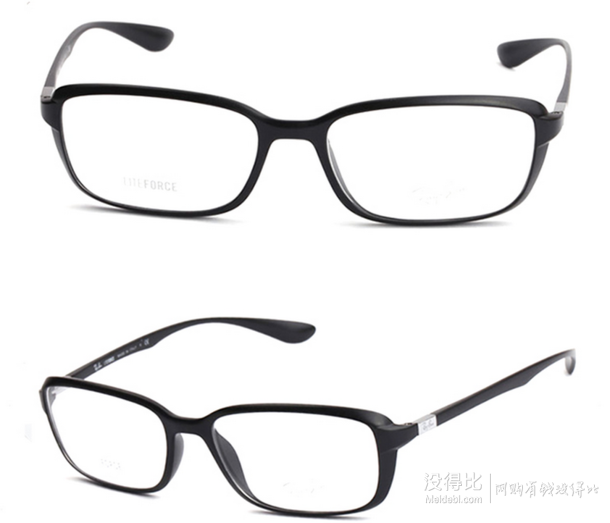 RAY BAN 雷朋 板材光学眼镜架 ORX7037-5204/56+1.60非球面镜片 284元包邮（299-15）