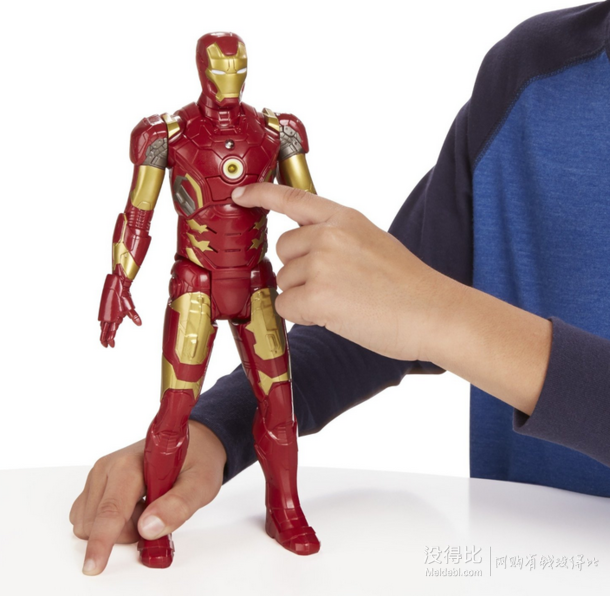 Hasbro 孩之宝 Marvel 漫威 复仇者联盟电能版公仔 钢铁侠 B1494  79元