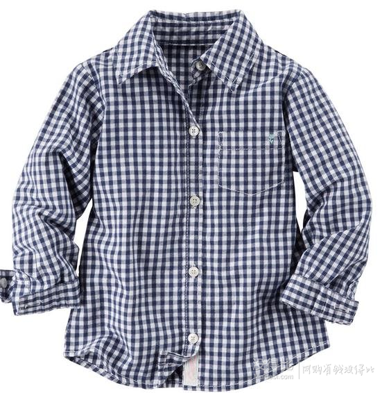 Carter's 卡特 Checkered Plaid Poplin Top 女童格子上衣