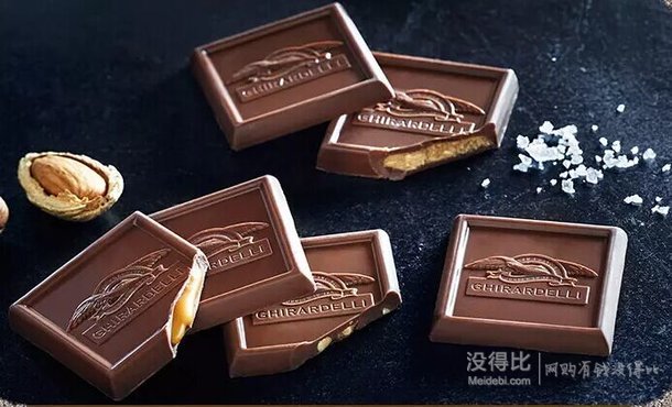 限地区：GHIRARDELLI 吉尔德利 海盐扁桃仁黑巧克力 100g  9.95元（19.9元，买一赠一）