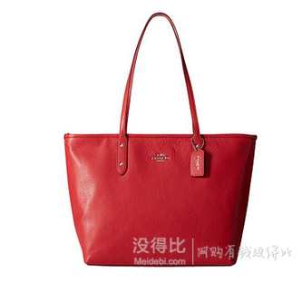 COACH 蔻驰 Pebbled  女士单肩包