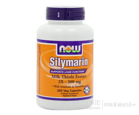 凑单品nowfoods诺奥奶蓟提取物胶囊300mg200粒