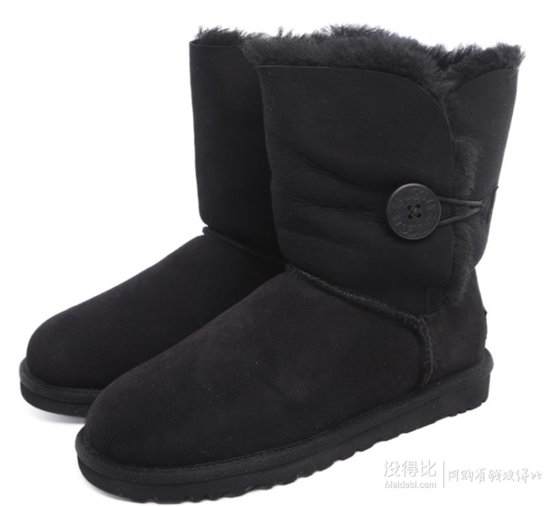 限颜色、尺码：UGG australia Bailey Button 纽扣中筒雪地靴  折640元（1280元，买2免1）