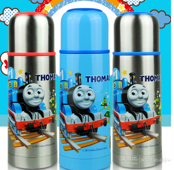 THOMAS &FRIENDS 托马斯& 朋友 不锈钢真空旅行壶350ML  39.5元（79元，199-100）