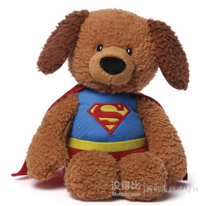 直邮到手138.22元！Gund DC Comics Superman Griffin 超人造型小狗  