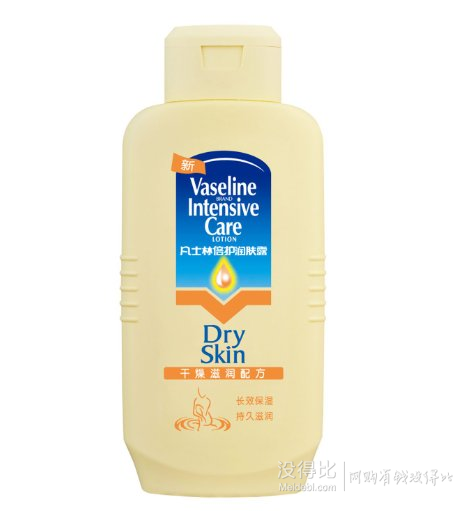 VASELINE凡士林倍护润肤露200ml  11.4元（19元，3件6折）