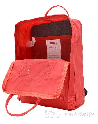 Fjallraven 北极狐 kanken classic 男女情侣双肩包 桃粉色  349元包邮（449-100）