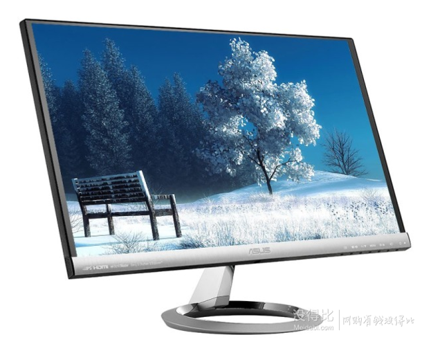 ASUS 华硕 MX239H 23英寸超窄边LED背光IPS宽屏液晶显示器  1199元包邮（1299-100）