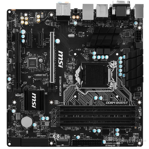 赠散热器：微星B150M MORTAR主板 （Intel B150/LGA 1151）