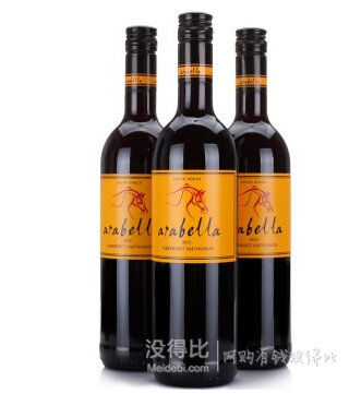 Arabella 艾瑞贝拉 赤霞珠 干红葡萄酒 750ml  折28.3/瓶（35，99-20）