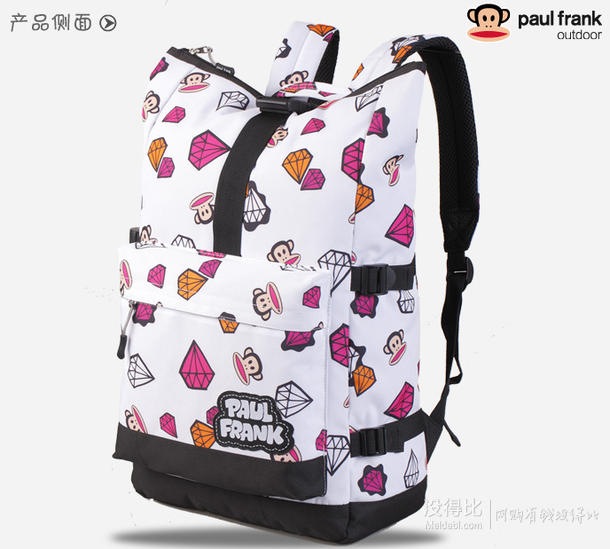 PaulFrank大嘴猴  韩版休闲背包  折49.5元（99，买2免1）