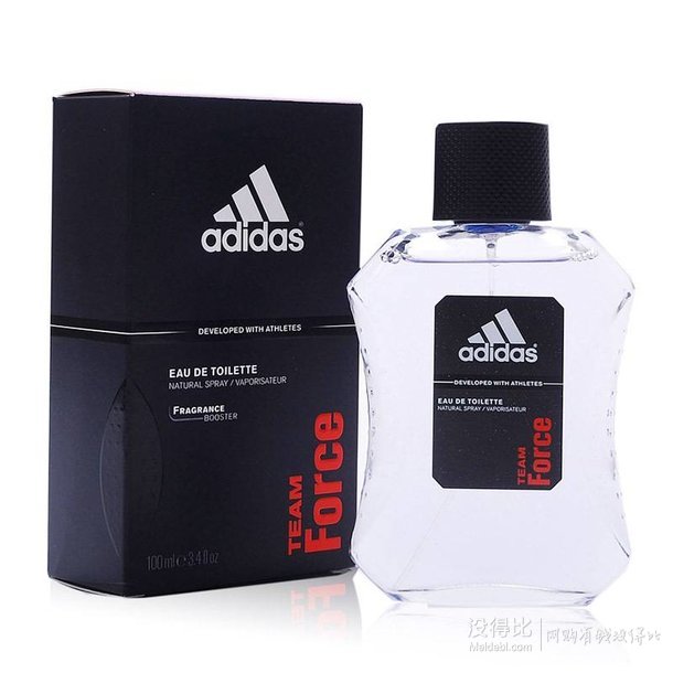 拼单好价：西班牙原装进口 Adidas 阿迪达斯  男士香水 天赋100ml/瓶  折27元（39元，满99-30）