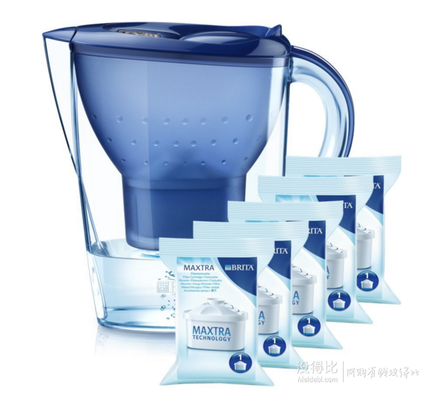 德国原装进口：Brita 碧然德滤水壶 Marella XL 3.5L  289元包邮（299-10）