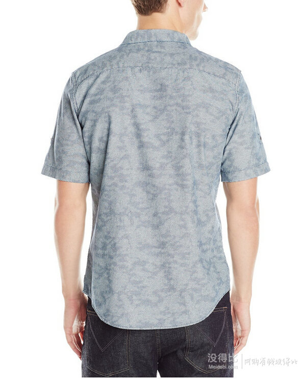 Calvin Klein Jeans 男士纯棉迷彩短袖衬衫  110元包邮