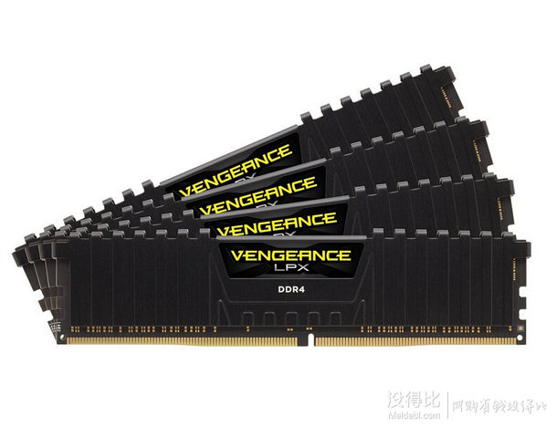 CORSAIR 海盗船 Vengeance LPX DDR4 2400 32GB 台式机内存（8G*4条）