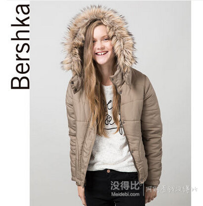 BershkaBSK尼龙带帽夹克06116085