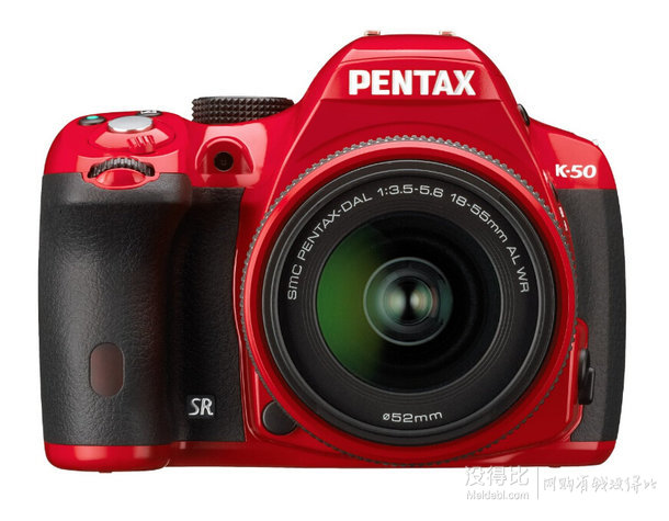 Pentax 宾得 K-50/DA L 18-55mm F3.5-5.6AL WR防水单反套机   2588元