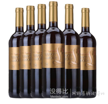 西班牙进口：博诺拉姆干红葡萄酒750ml*6瓶 99元包邮（199-100）