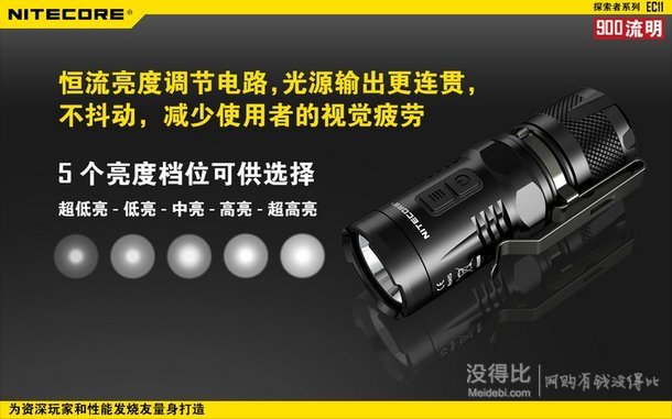 NITECORE 奈特科尔强光微型袖珍小巧LED手电筒 折约277.2（308，500-50）