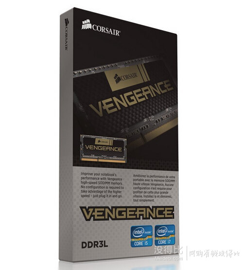 Corsair 海盗船 Vengeance Performance 16GB 笔记本内存（2x8GB）1866MHz  627.16元包邮