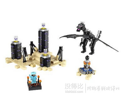 LEGO 乐高 Minecraft系列 创世神拼插积木 末影龙21117