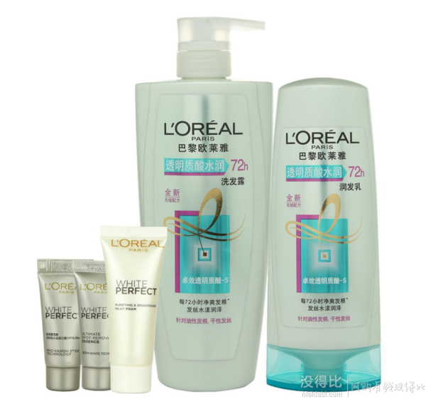 L'OREAL PARIS 巴黎欧莱雅 女士保湿挑战套装  63.2元