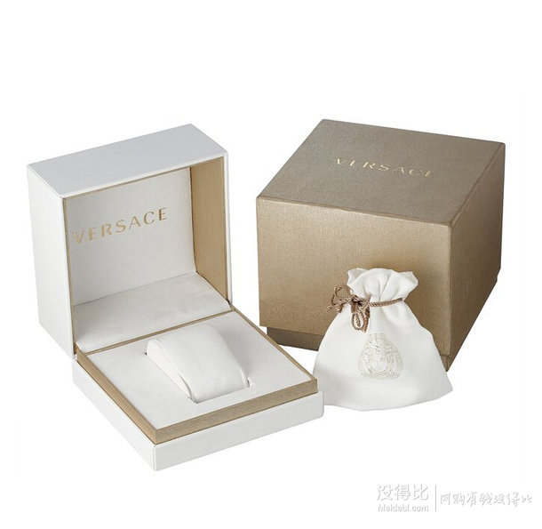 versace 范思哲 蓝色托帕石石英女表