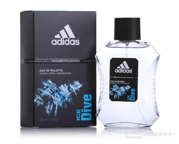 Adidas 阿迪达斯 男士香水冰点100ml西班牙原装进口  33元（99元3件）