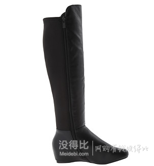 37码！ALDO 女士真皮长筒坡跟靴