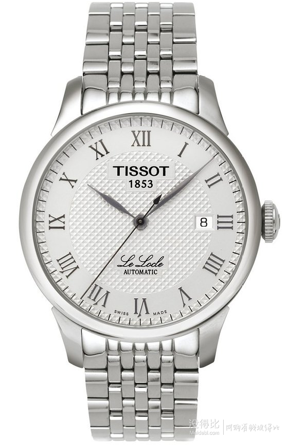 新低价！Tissot 天梭 T41148333 男士自动机械手表