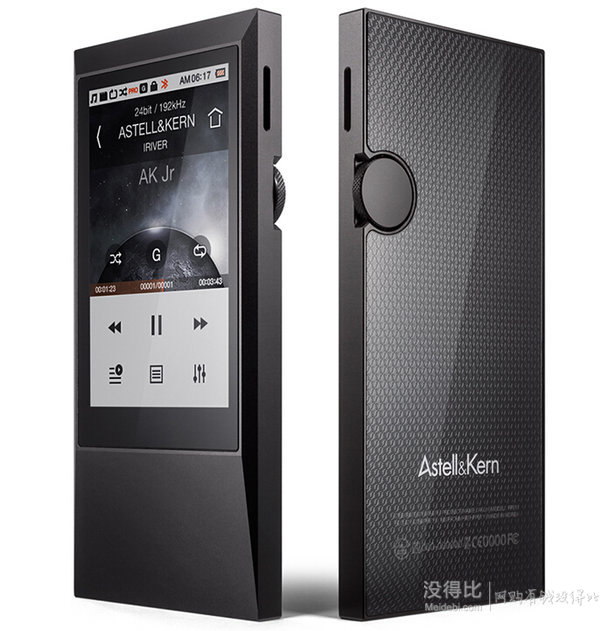 Iriver 艾利和 Astell&amp;Kern AK Jr 无损音乐播放器 黑色    1919元包邮