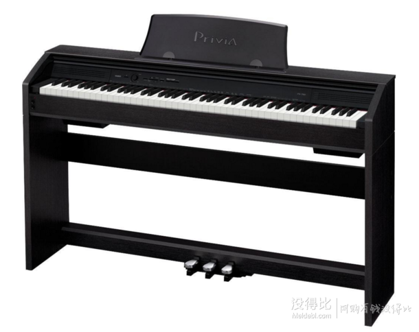 CASIO 卡西欧 数码钢琴 Privia飘韵系列 PX-750BK 黑色 包含(配套琴架、配套三踏板)  3250元包邮