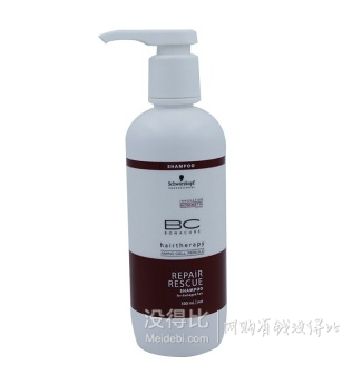 Schwarzkopf  Professional 施华蔻专业 保丽修护强健洗发露500ml 折29元（58元，199-100）