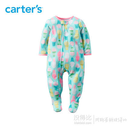 Carter's婴儿包脚防滑连体衣  70元包邮（75-5）