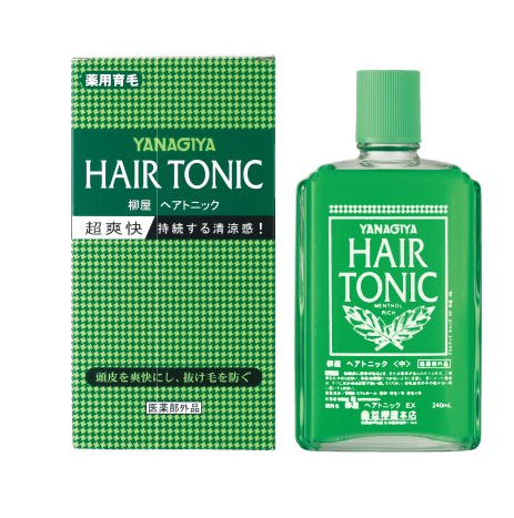 yanagiya柳屋 超清凉发根营养液 护发精华改善脱发 240ml