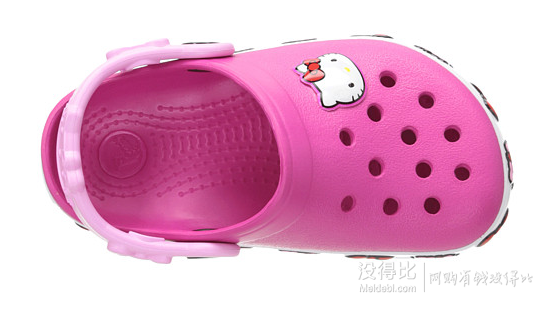 Crocs 卡骆驰 CrocsLights Hello Kitty 亮灯童款洞洞鞋