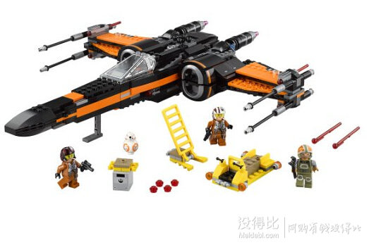 补货！LEGO 乐高 星球大战系列 75102 T-85 X翼战机