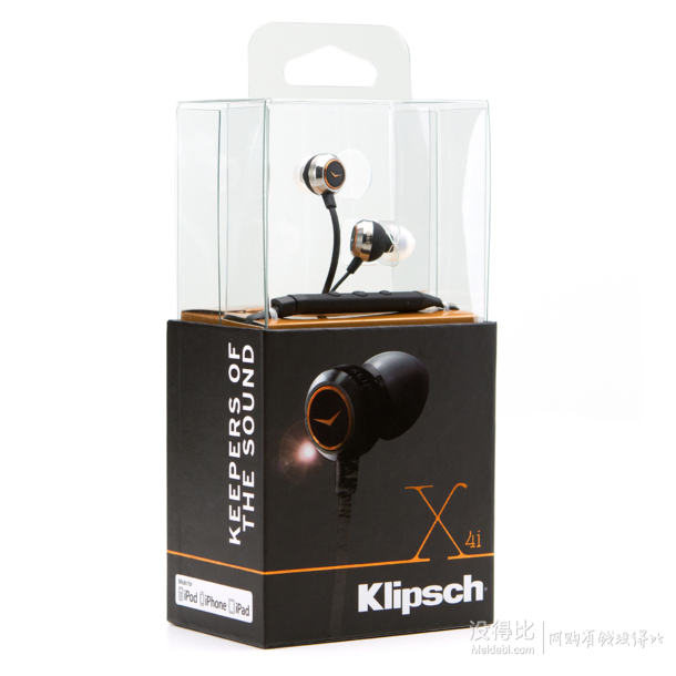 凑单品！Klipsch 杰士 X4i 高端动铁入耳式降噪耳机 带iOS线控