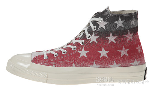 Converse匡威Chuck Taylor All Star 70 hi中性款中帮帆布鞋 星条配色