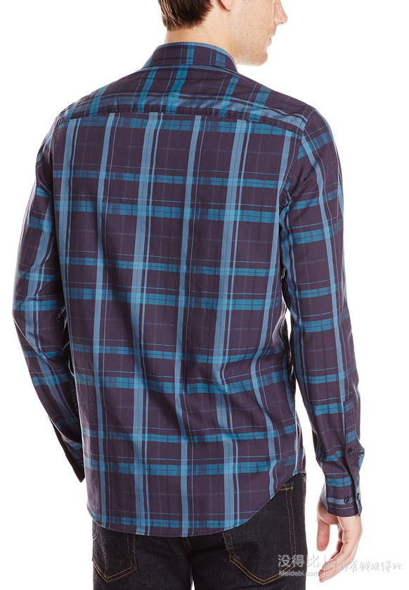 Calvin Klein 男士 Large-Check 格子衬衫  