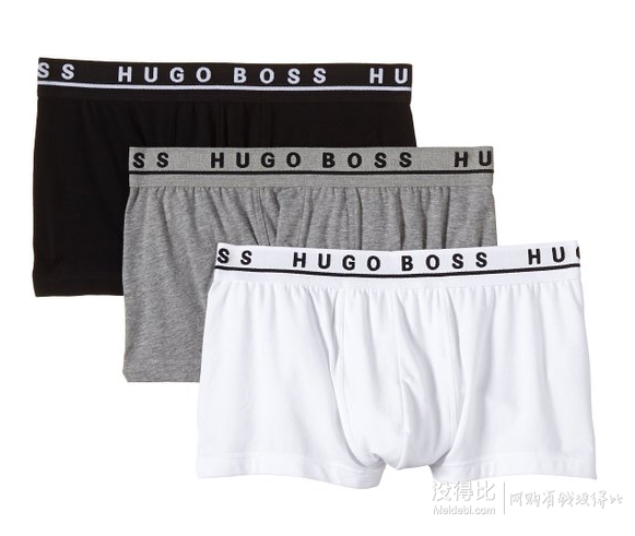 Hugo Boss  男士平角裤  三条装