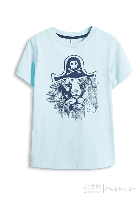 Esprit 埃斯普利特 狮子印花图案短袖T恤
