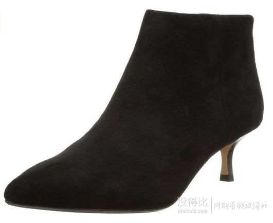 Clarks 其乐 女士覆毛小尖跟短靴 