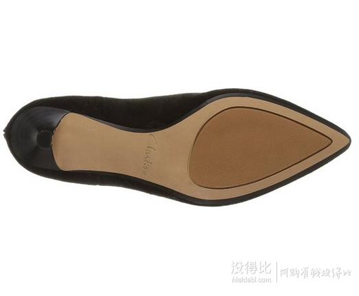 Clarks 其乐 女士覆毛小尖跟短靴 