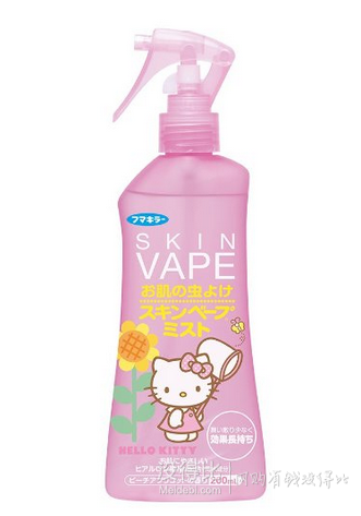 VAPE无毒户外儿童孕妇驱虫驱蚊喷雾200ml 粉色蜜桃香型