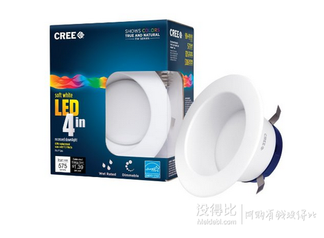  Cree TW系列 4英寸 65W 自然白光（2700K）LED改造筒灯