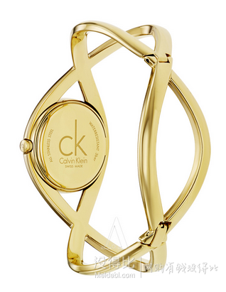 CALVIN KLEIN K2L23509 女士镀黄金时装手表