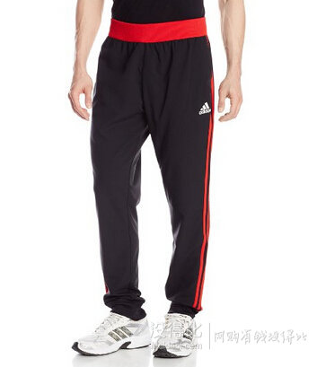 XL码！阿迪达斯adidas Performance男式 修身运动裤